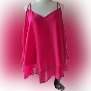 torrid Hot Pink Chiffon Cami